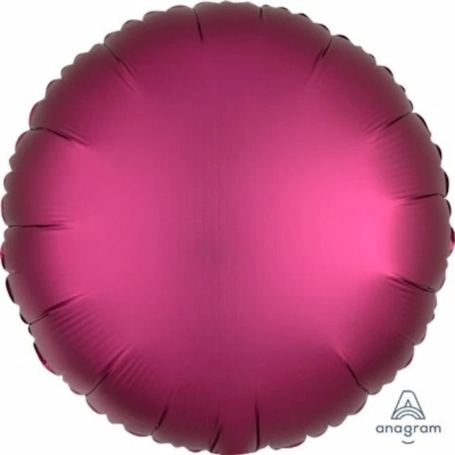 Globo redondo de satén de lujo con diseño de granada de 45 cm