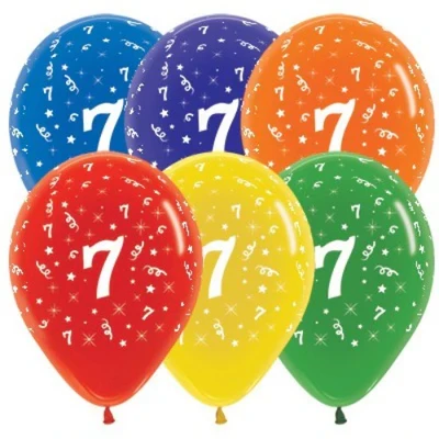 Globos de cristal con diseño de joya para niños de 7 años (paquete de 25)