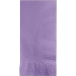 Servilletas de cena de lavanda deliciosa - Paquete de 50