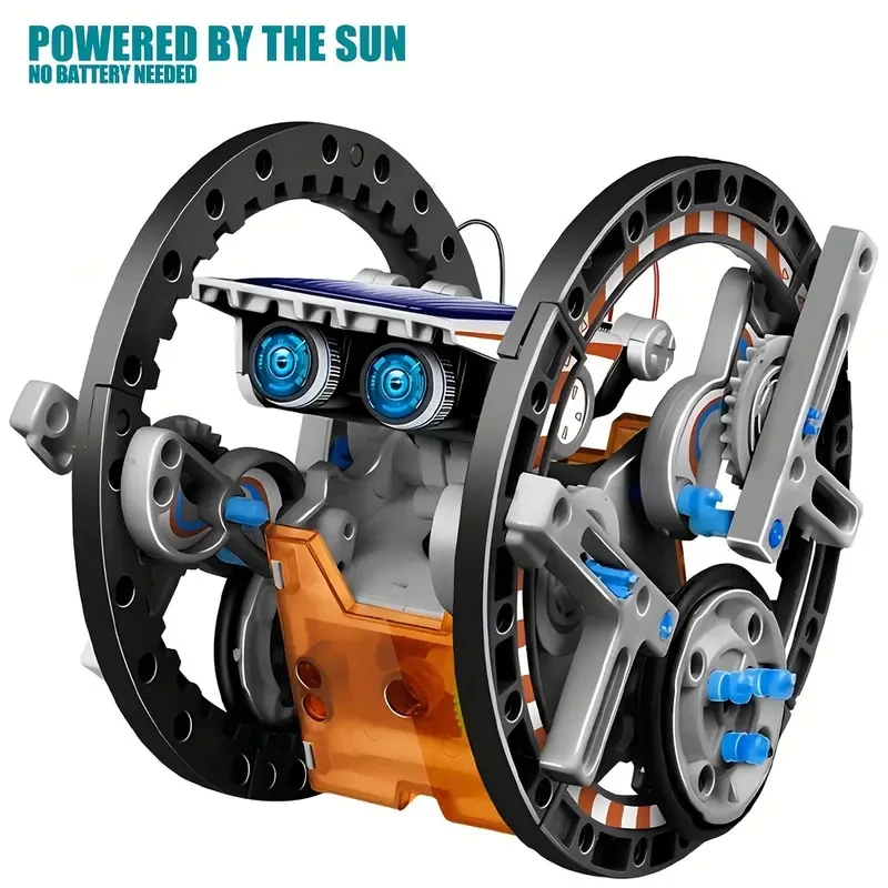 Juguete robot solar STEM 13 en 1