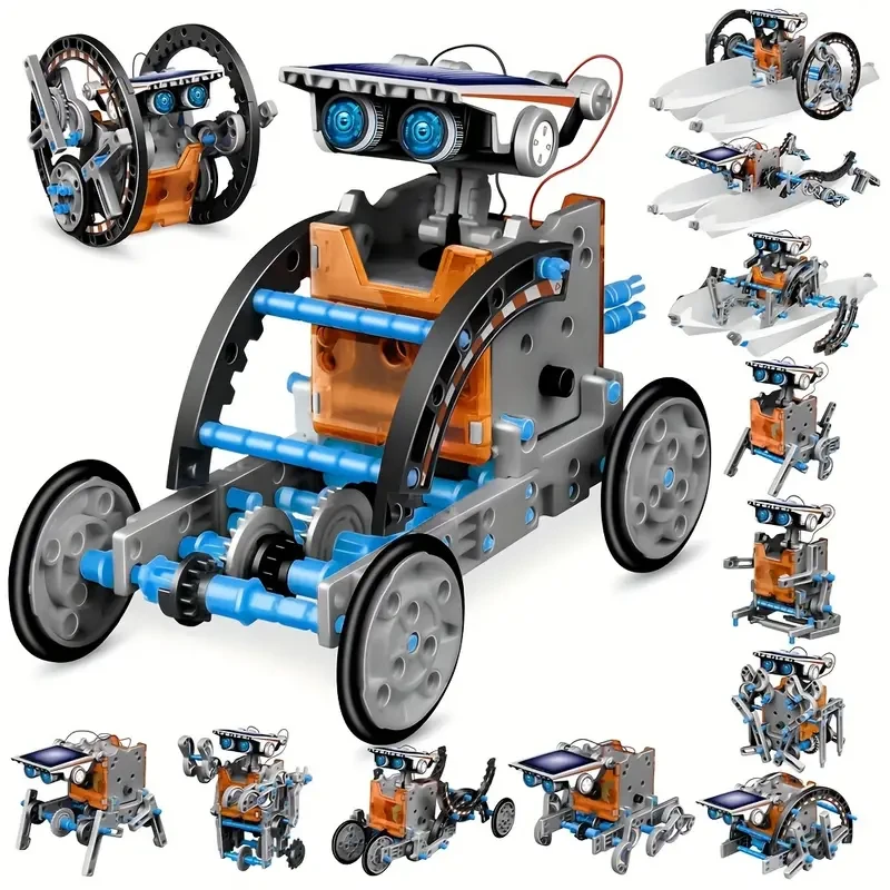 Juguete robot solar STEM 13 en 1