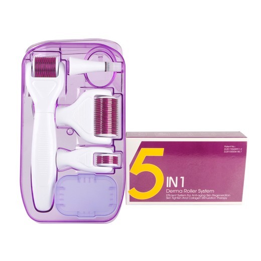 DermaKit 6 en 1 Derma Roller Kit de microagujas faciales