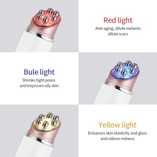 Masajeador ocular RF, radiomesoterapia, electroporación, pluma de belleza EMS