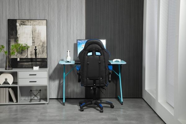 Mesa de juego, escritorio de computadora, escritorio de oficina ergonómico y elegante para jugadores