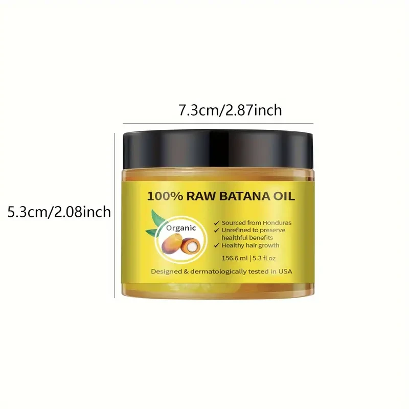 Pasta capilar unisex Batana Oil - Orgánica, sin parabenos, con aceite de ricino para un cabello más abundante - 156,6 ml