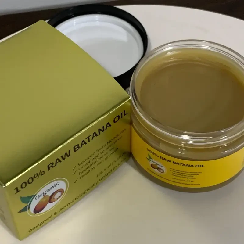 Pasta capilar unisex Batana Oil - Orgánica, sin parabenos, con aceite de ricino para un cabello más abundante - 156,6 ml