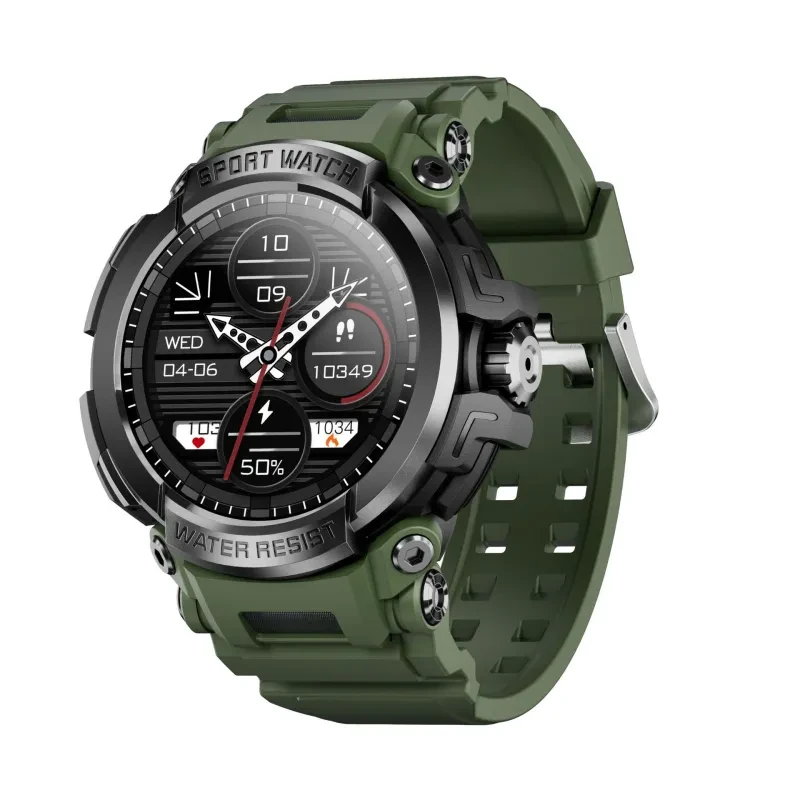 Reloj inteligente con llamadas Bluetooth, frecuencia cardíaca, presión arterial, oxígeno en sangre, monitoreo del sueño