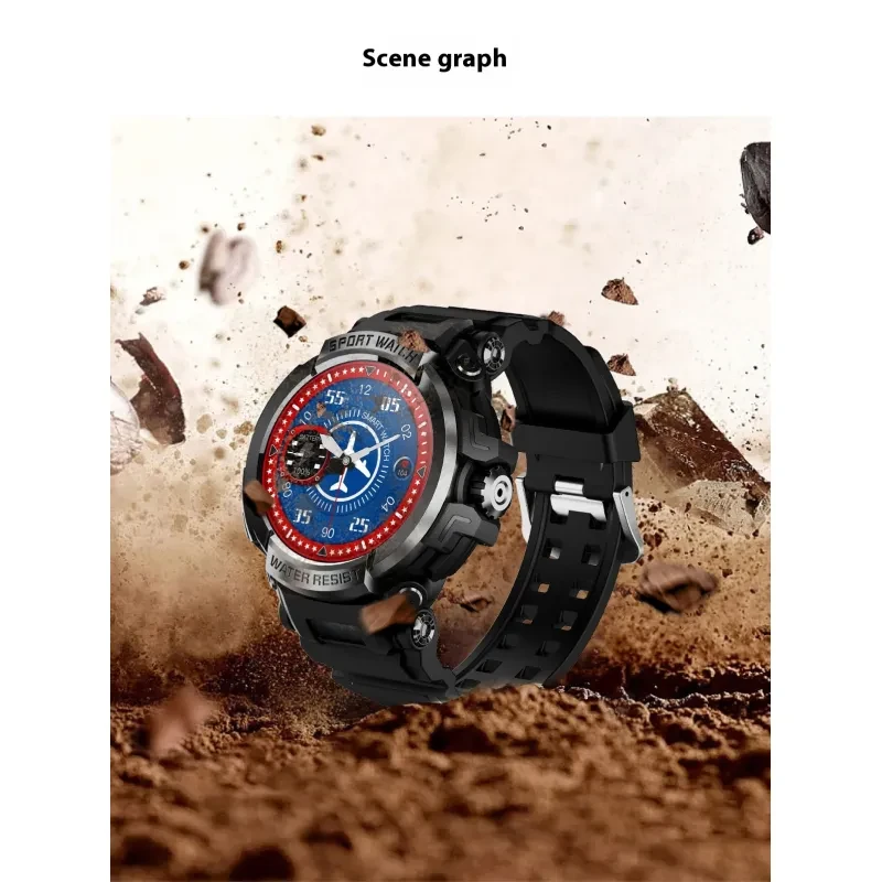 Reloj inteligente con llamadas Bluetooth, frecuencia cardíaca, presión arterial, oxígeno en sangre, monitoreo del sueño