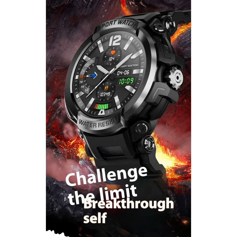 Reloj inteligente con llamadas Bluetooth, frecuencia cardíaca, presión arterial, oxígeno en sangre, monitoreo del sueño