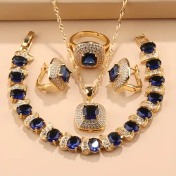 Elegante conjunto de joyas de 5 piezas de estilo francés