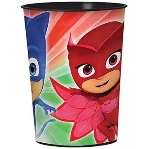 Vaso de plástico con recuerdo de PJ Masks