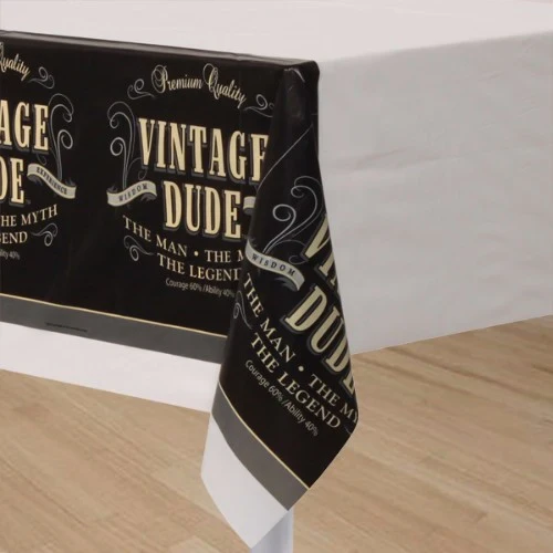 Mantel de plástico estilo vintage