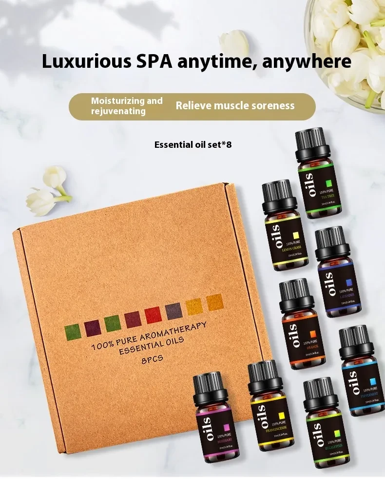 Kit de aceites de spa para hidratar y rejuvenecer la piel