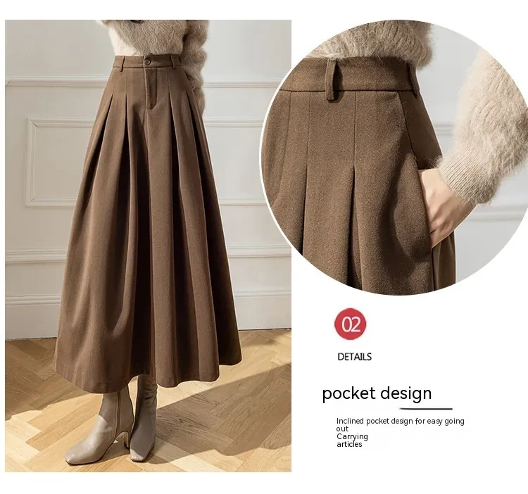 Floor Length A Line Skirt