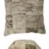 Cowhide Patchwork Cushion 40x40cm