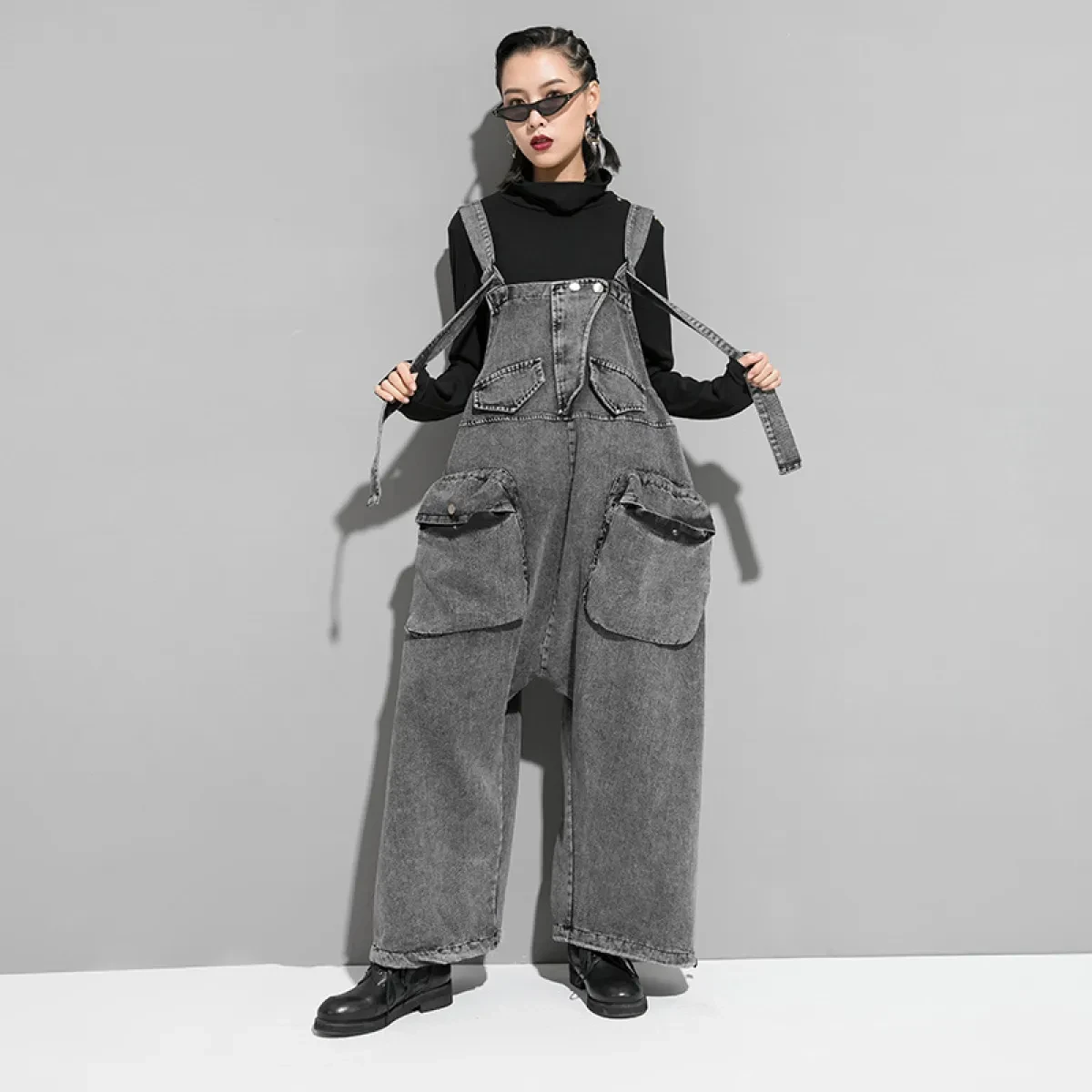 Plus Size Oversized Overalls