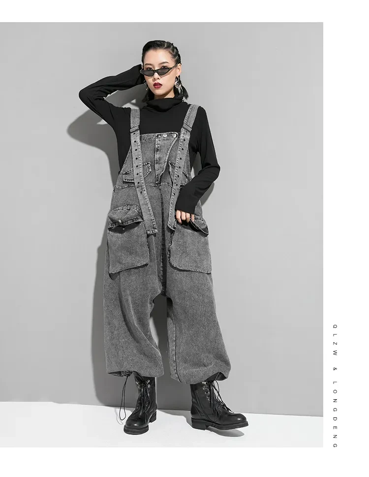 Plus Size Oversized Overalls