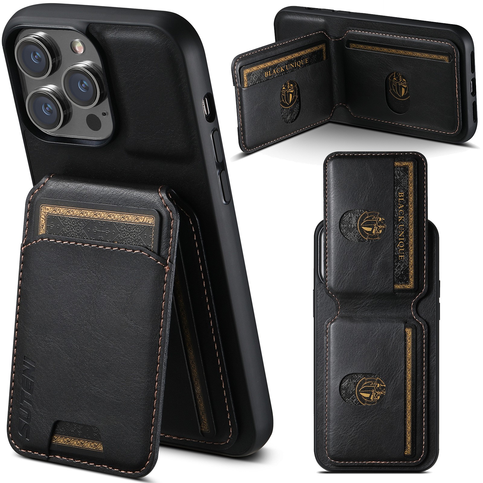 Applicable PU Card Phone Case