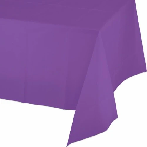 Mantel de plástico morado amatista