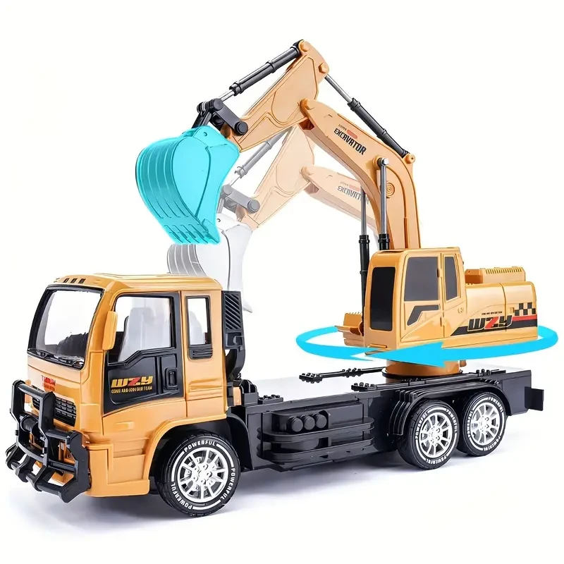 Vehículo de ingeniería de excavación con control remoto de 10 canales