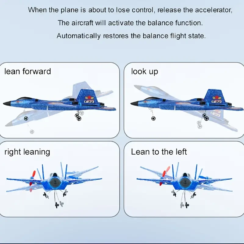 Avión teledirigido F22 Raptor versátil: vuelo todoterreno, perfecto para vacaciones y ocasiones especiales.