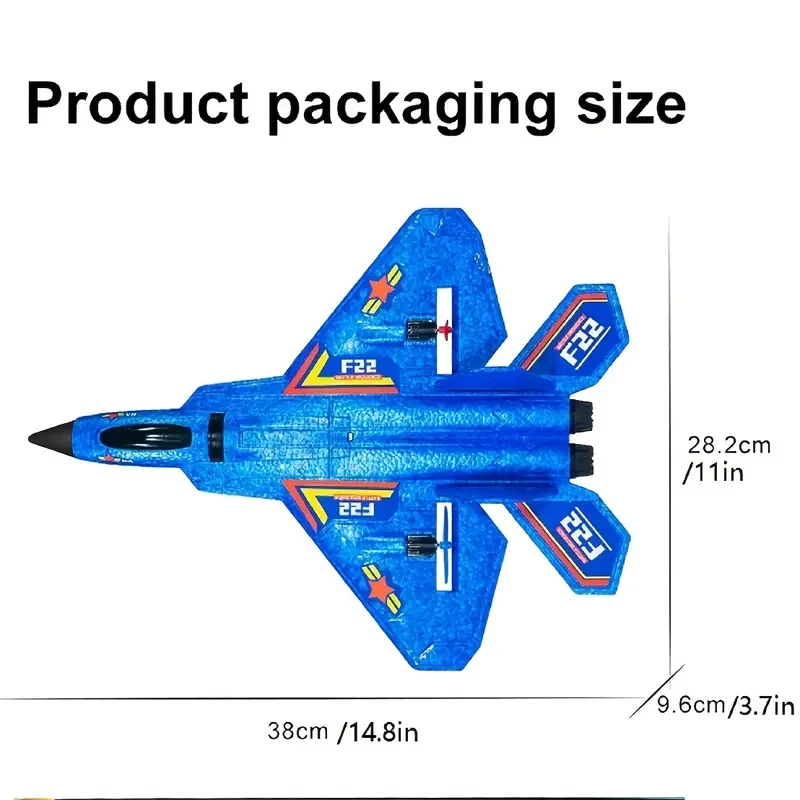 Avión teledirigido F22 Raptor versátil: vuelo todoterreno, perfecto para vacaciones y ocasiones especiales.