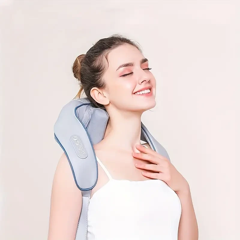 Masajeador de cuello inteligente con calor para la columna cervical