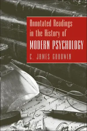 Lecturas comentadas sobre la historia de la psicología moderna