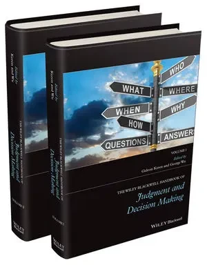 El manual de juicio y toma de decisiones de Wiley Blackwell