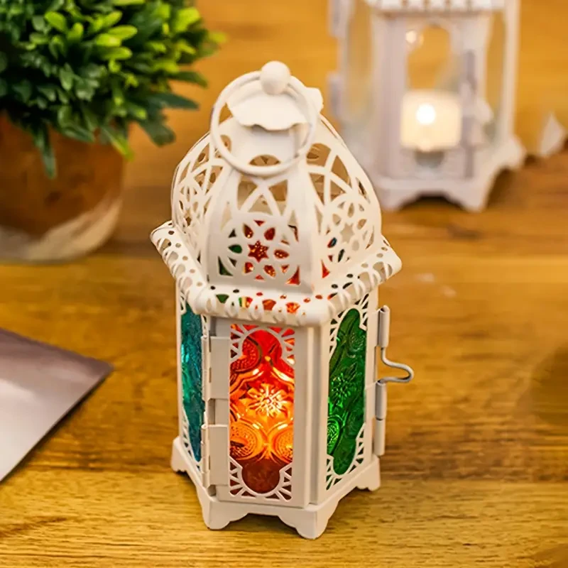Linterna de vela de estilo marroquí
