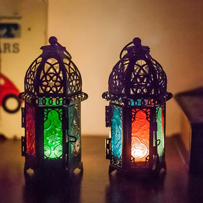 Linterna de vela de estilo marroquí