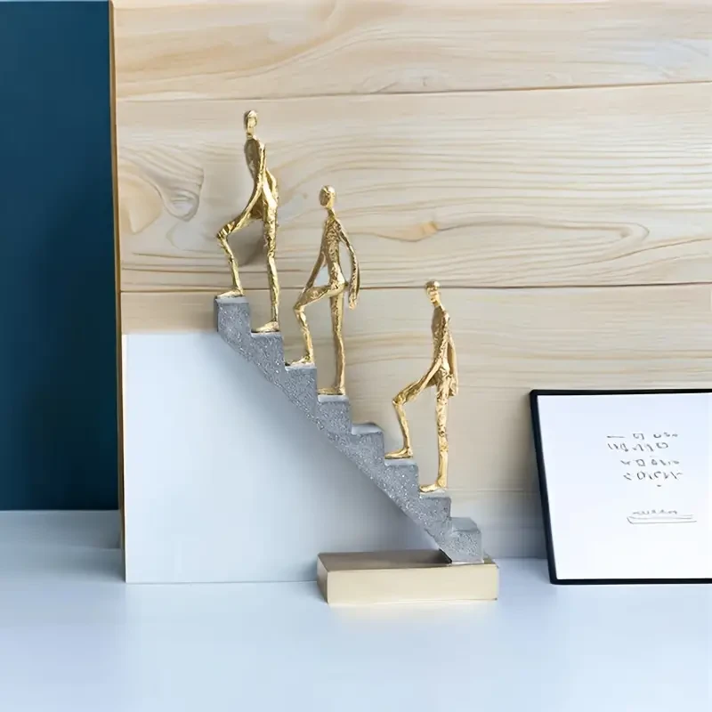 Hombre minimalista moderno en equilibrio