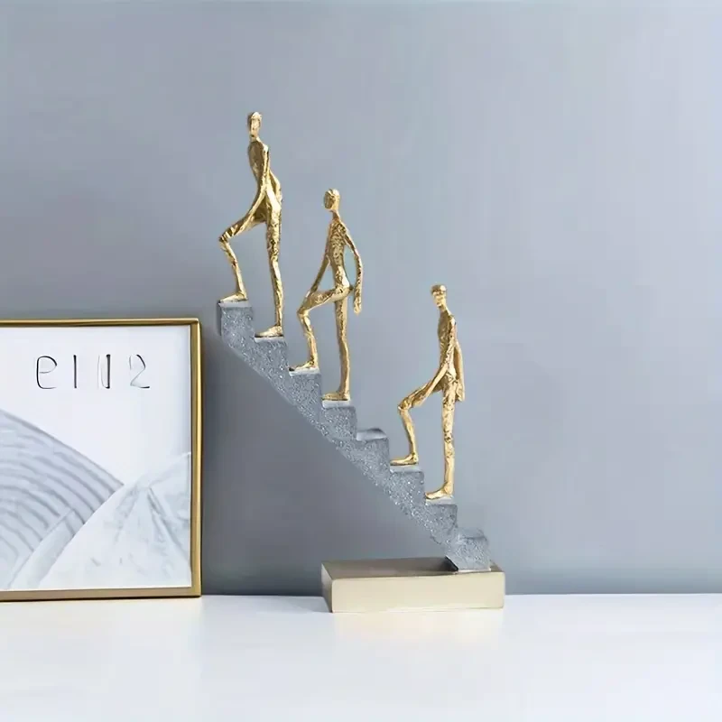 Hombre minimalista moderno en equilibrio