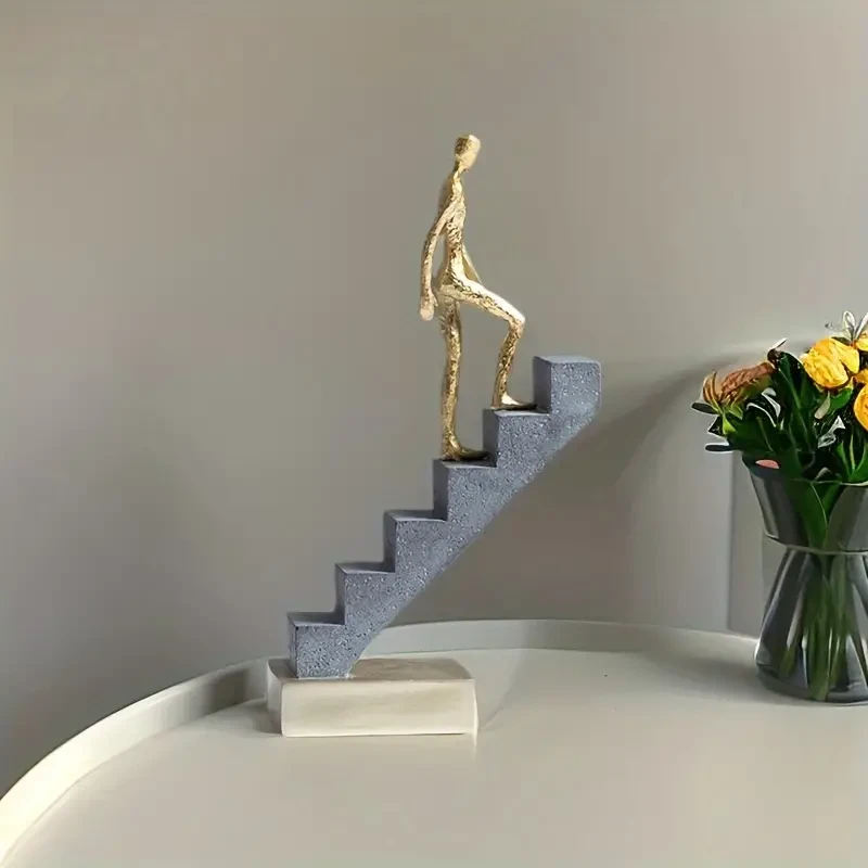 Hombre minimalista moderno en equilibrio