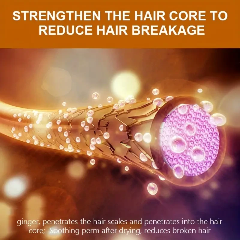 Set de champú y acondicionador de jengibre ROZINO: hidratación y limpieza profunda para un cabello suave y sedoso.