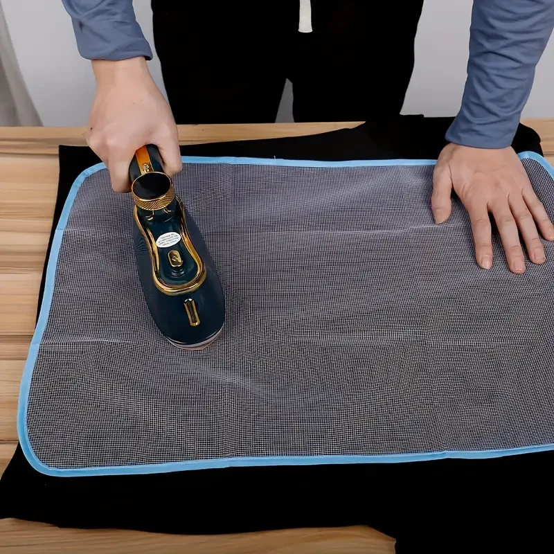 Alfombrilla de planchado resistente al calor con diseño de malla