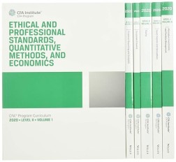 Plan de estudios del programa CFA 2020 Nivel II Volúmenes 1-6 Caja
