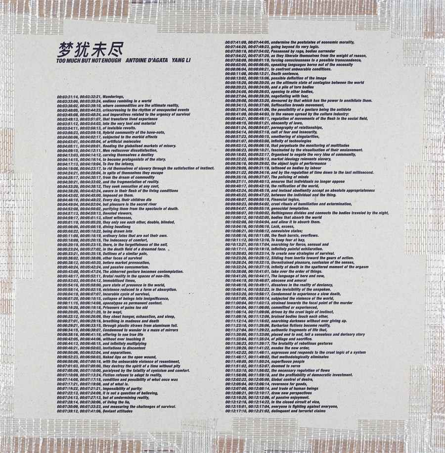 Yang Li y Antoine d'Agata: Demasiado pero no suficiente