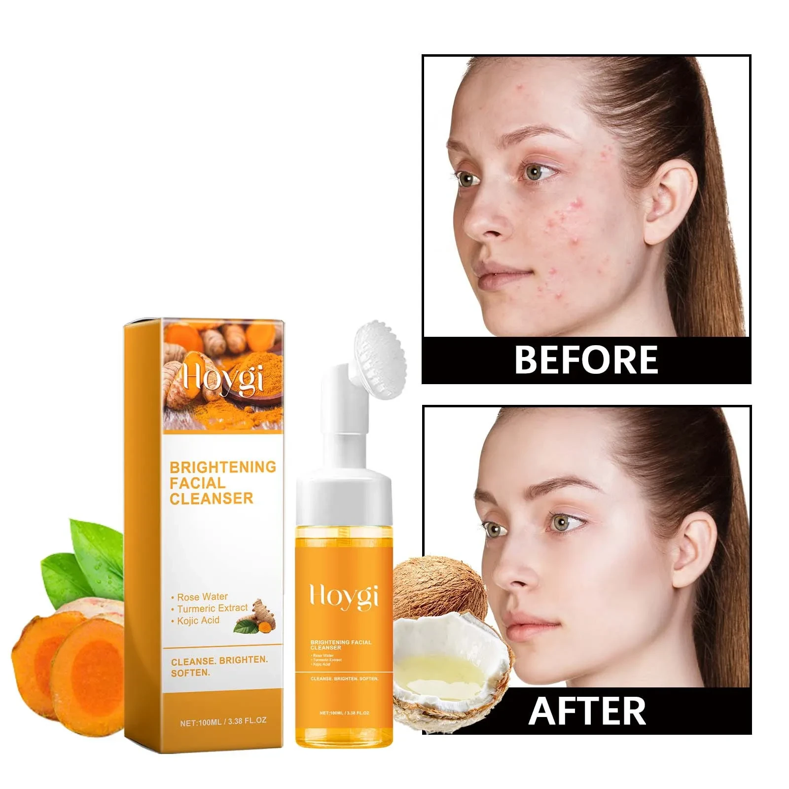 Limpieza facial profunda que atenúa la piel