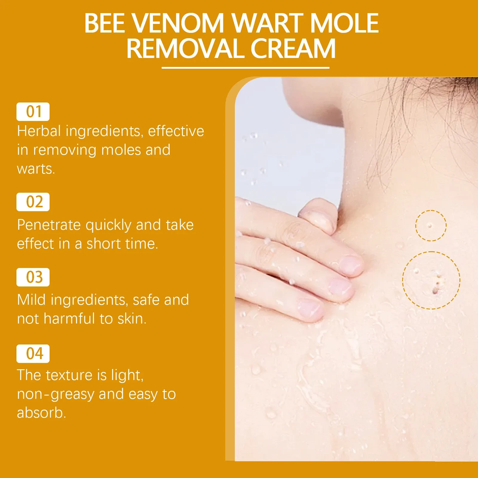 Crema para el cuello que limpia suavemente la piel