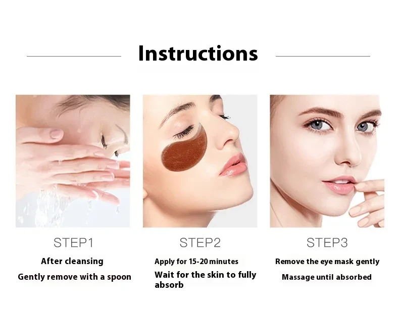 Mascarilla hidratante para ojos con jugo rojo de naranja