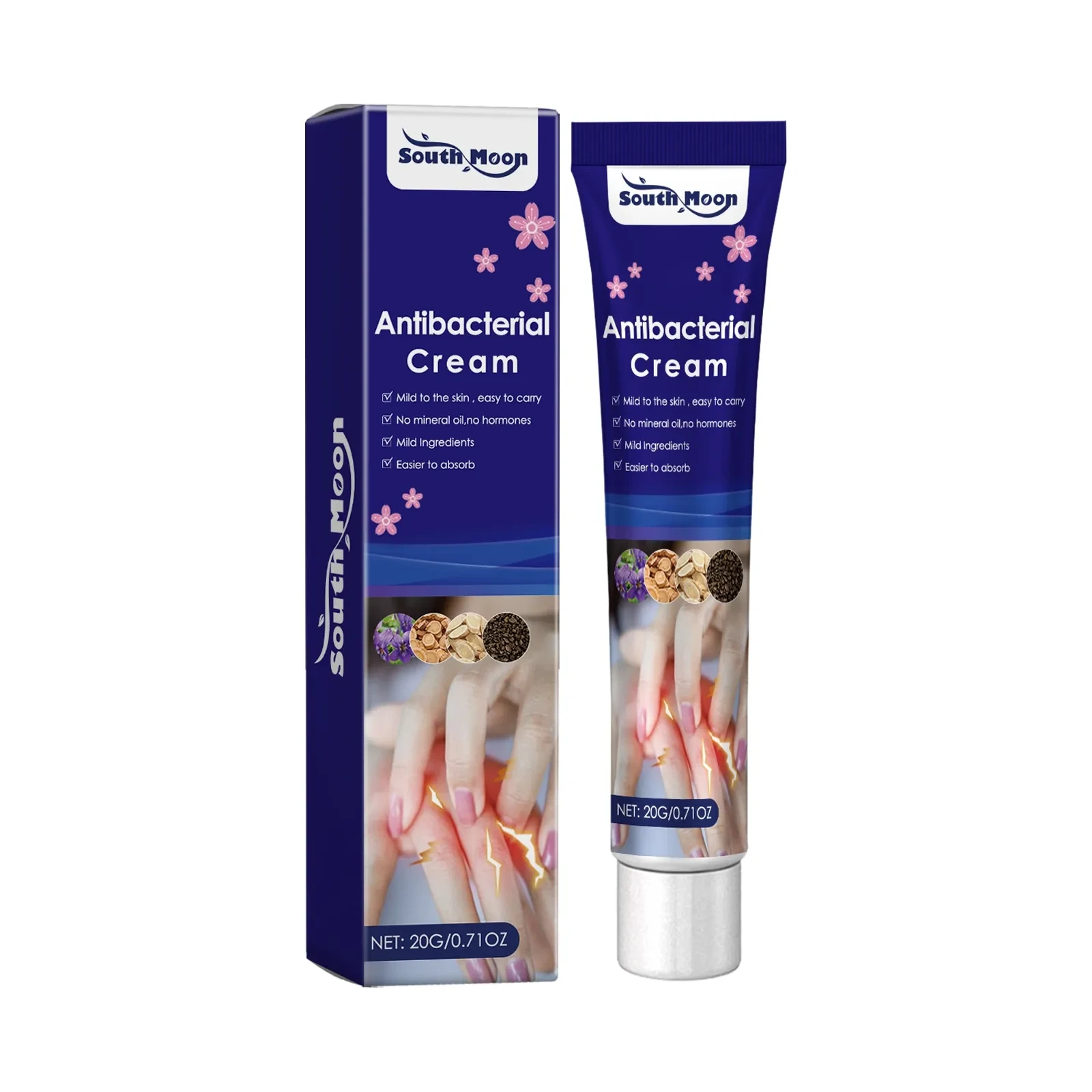 Crema antipruriginosa para la piel Zihua Di Ding