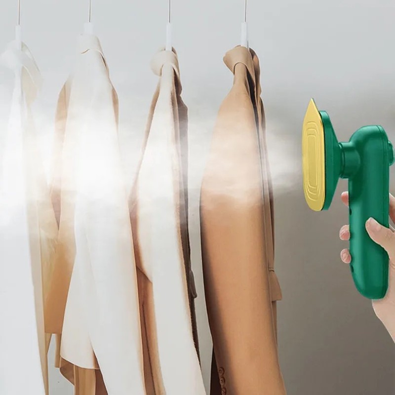 Máquina de planchado portátil, plancha de vapor para colgar, plancha de vapor húmeda y seca, pequeña máquina de vapor de mano para el hogar