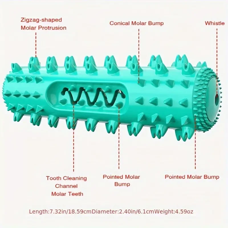 Cepillo de dientes duradero para perros: palo molar y juguete masticable para la salud dental
