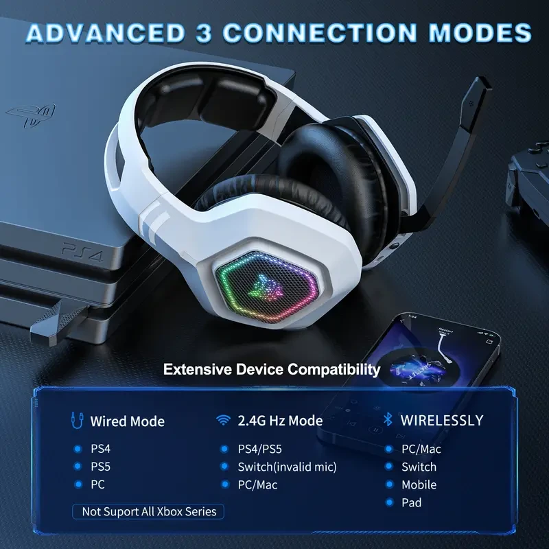 Auriculares para juegos trimodo ONIKUMA
