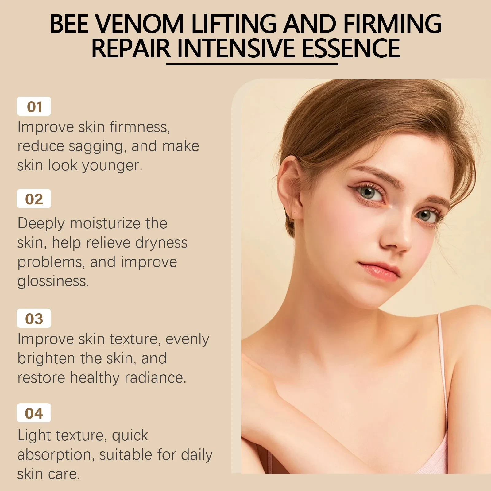 Solución hidratante para el cuidado facial Deep Skin