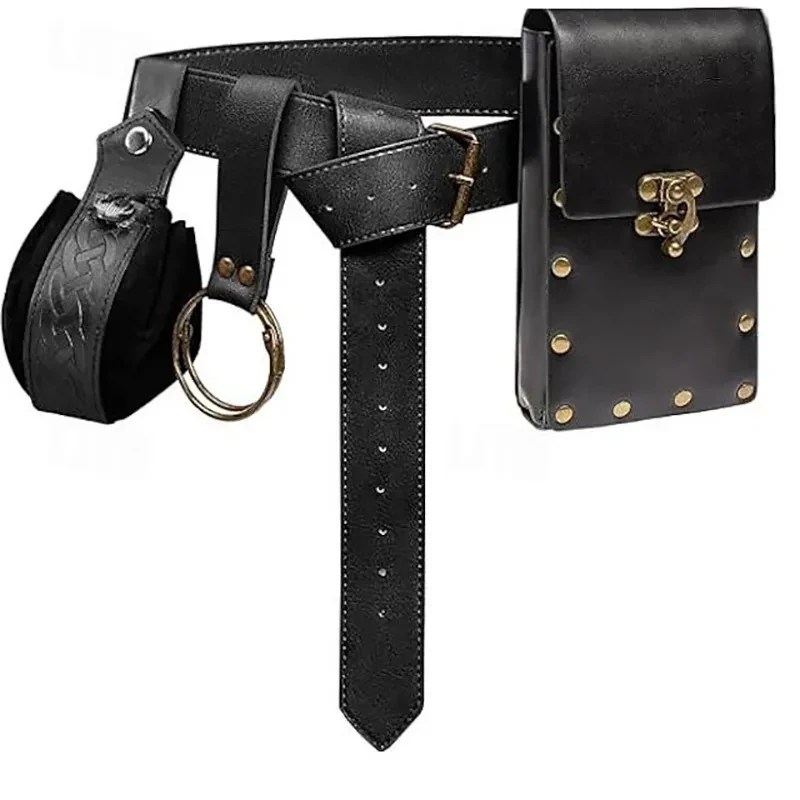 Bolsa para teléfono móvil Steampunk, accesorios para disfraz de juego de rol