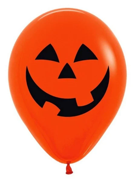 Globos - Sempertex Fashion Halloween Night - Surtido Naranja (30 cm) - Paquete de 12