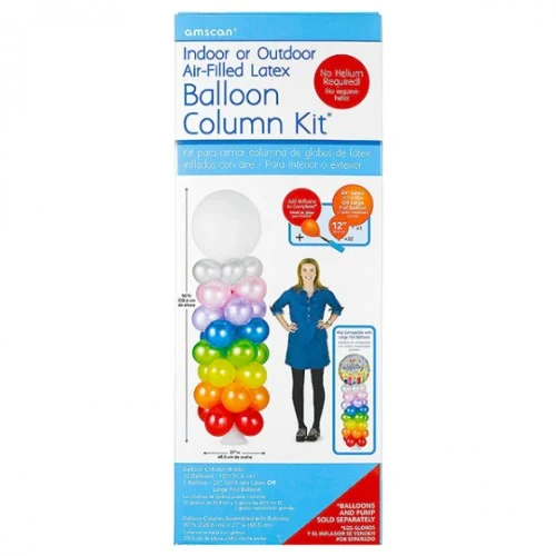 Kit de arco de globos apto para uso en interiores y exteriores.