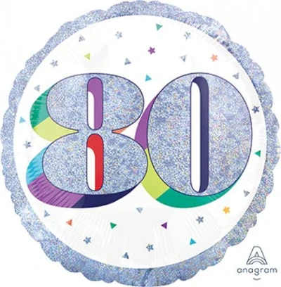 Globo Holográfico Estándar de 45 cm para tu Cumpleaños 90